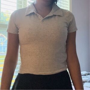 Forever 21 Cropped collared shirt